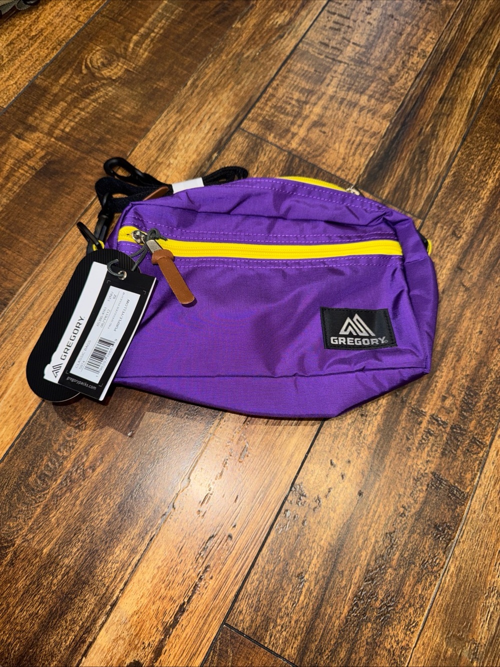 Gregory Pad Shoulder Pouch M : purple yellow